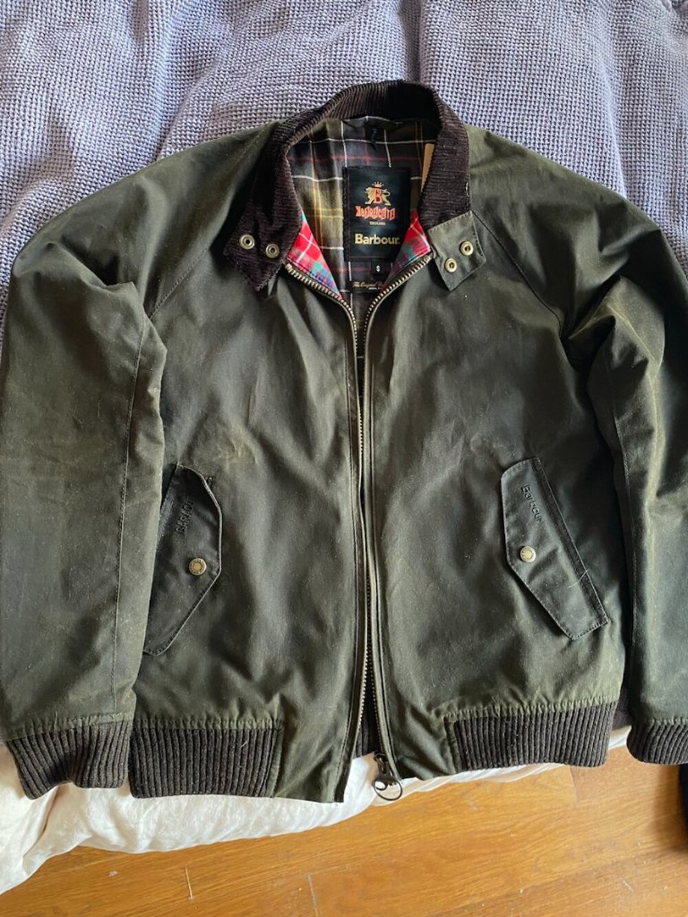 Baracuta X Barbour Porton Wax Jacket Size S - NWT